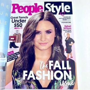PEOPLE STYLE MAGAZINE FALL FASHION Issue DEMI LOVATO SEPTEMBER 2017 NEW